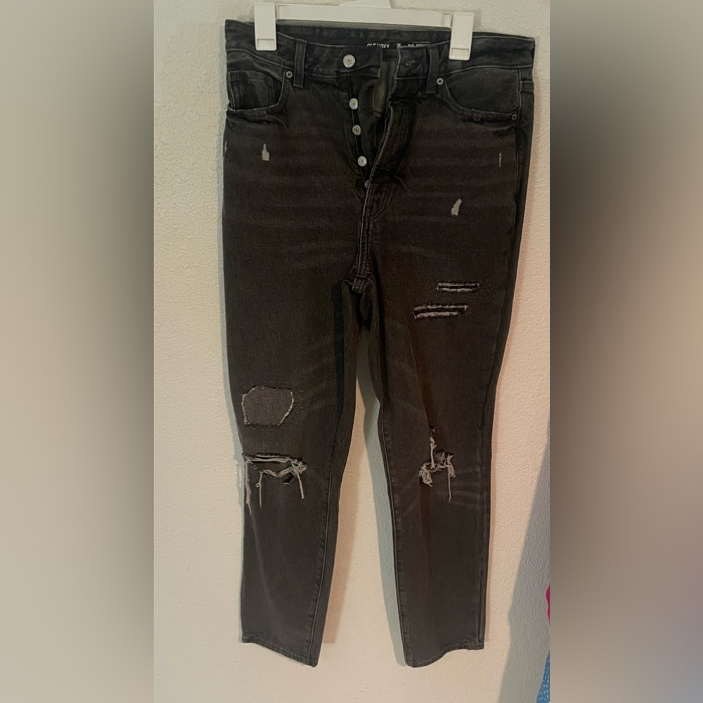 Old Navy Size 10 extra high rise straight leg TALL. New without tags